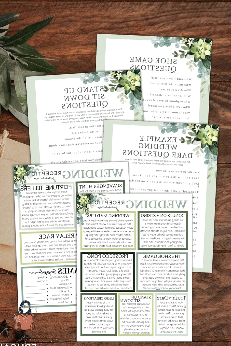 28 Amazing Wedding Reception Games That Are Absolutely Perfect 24 Card Draw for Table Prizes