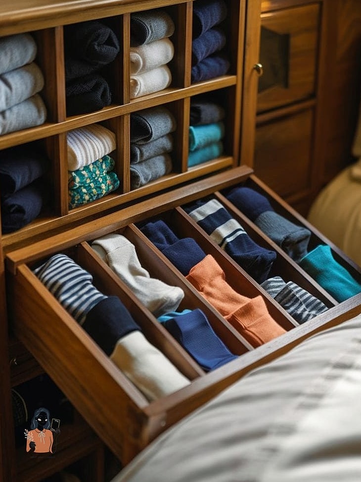 30 Genius Sock Storage That Will Change Your Life 26 Cedar Drawer Boxes for Wool Socks