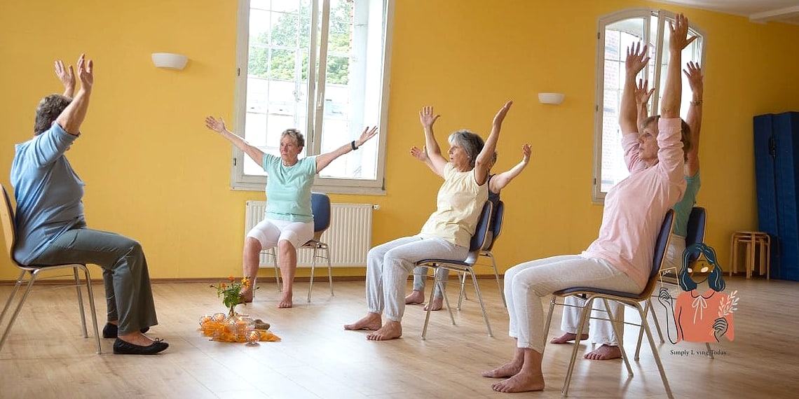 22 Creative Party Games For Seniors Worth Stealing Right Now 8 Chair Yoga Freeze Dance