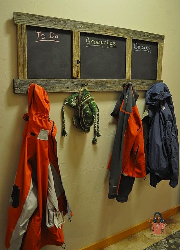 Chalkboard Coat Rack