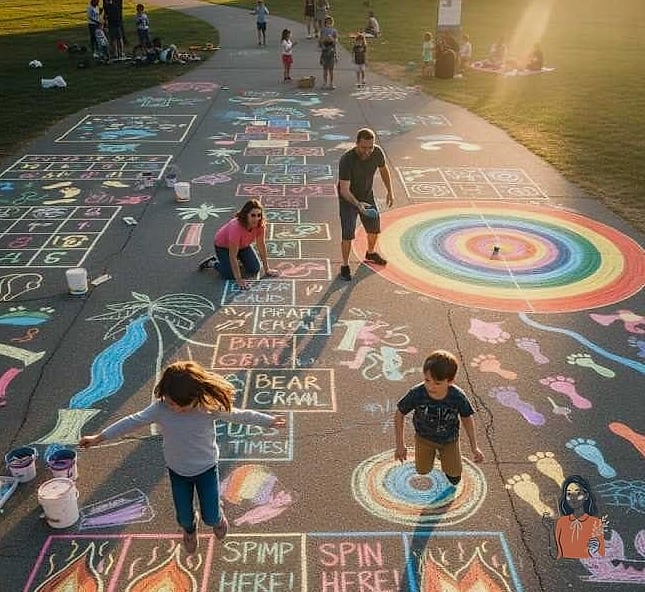 Chalk Mural Wall