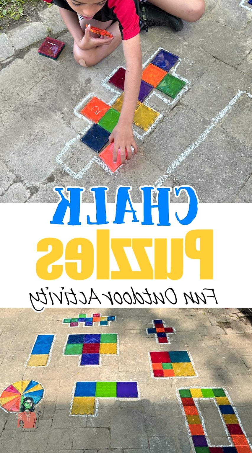 Chalk Puzzle Pieces