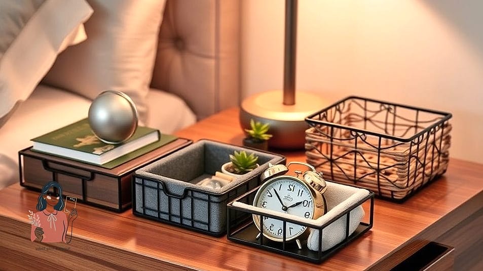 Choose a Nightstand With an Open Cubby for Books