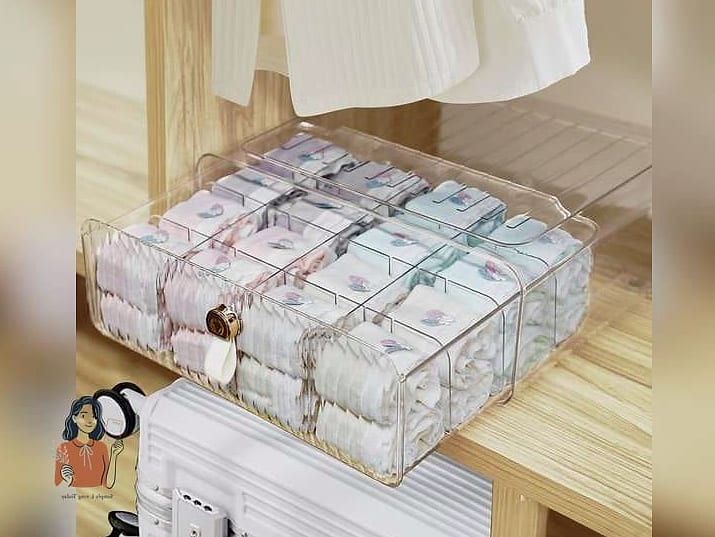 30 Genius Sock Storage That Will Change Your Life 4 Clear Acrylic Sock Organizers