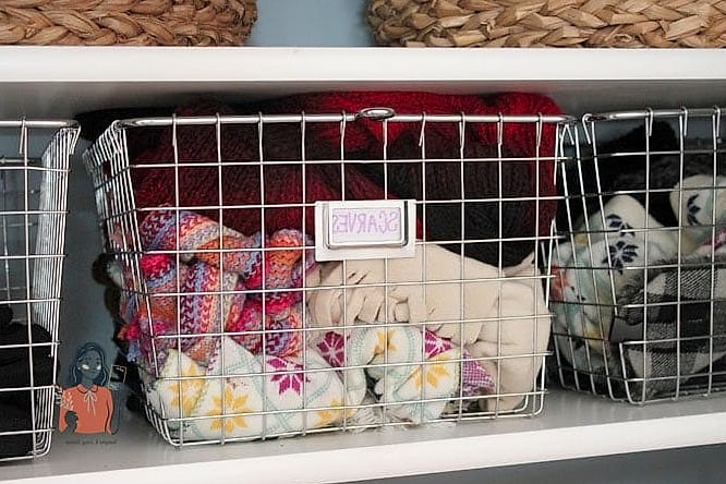 Coat and Accessory Baskets