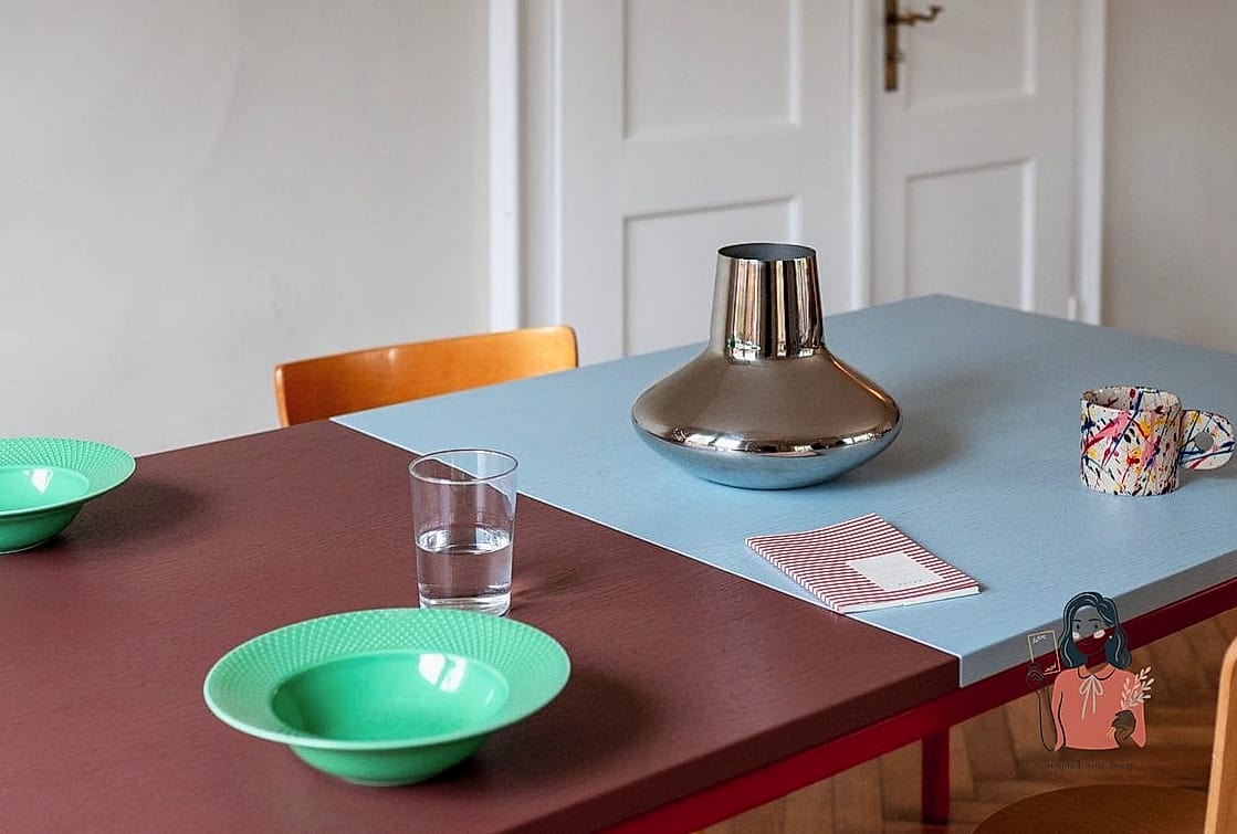 Color-Blocked Table Settings