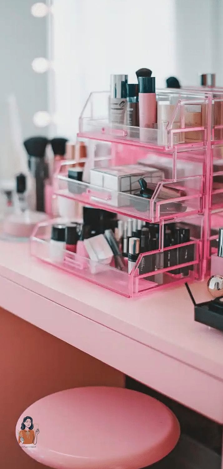25 Gorgeous Makeup Organization Ideas Every Beauty Lover Needs 13 Color-Coded Product Sections