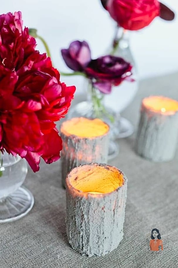 21 Easy Diy Candle Holders You Can Make This Weekend 12 Concrete Votive Molds