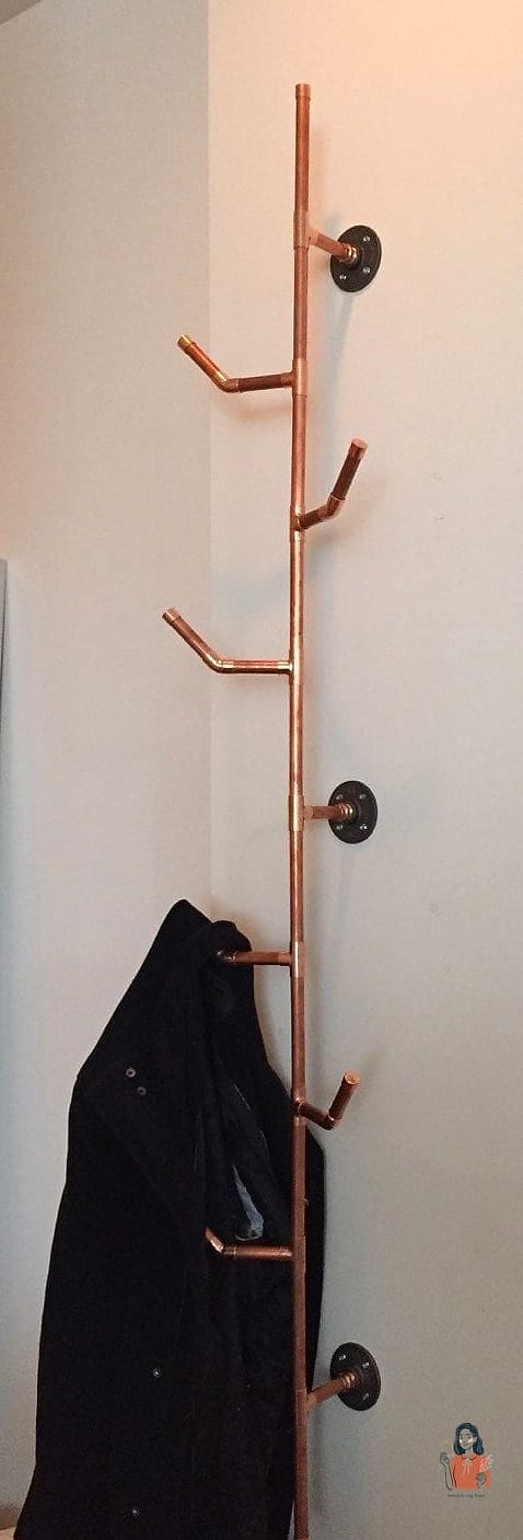 Copper Pipe Rack