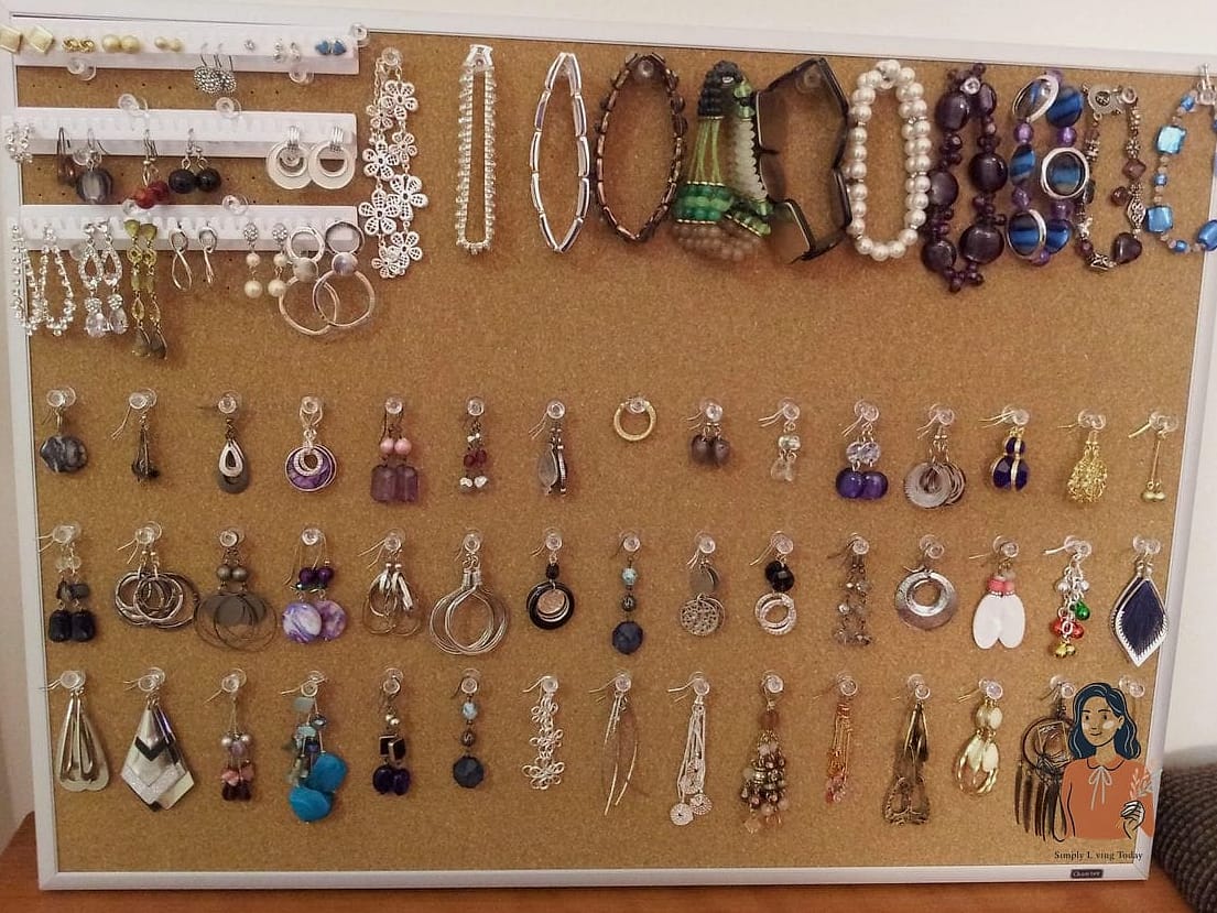 Corkboard Earring Wall