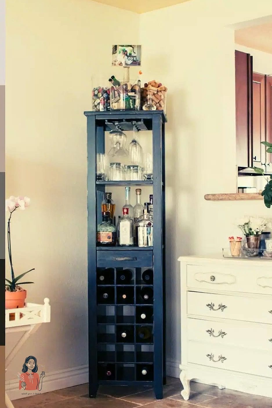 28 Brilliant Corner Cabinet Organization Worth Pinning Immediately 17 Corner Cabinet Wine and Bottle Storage