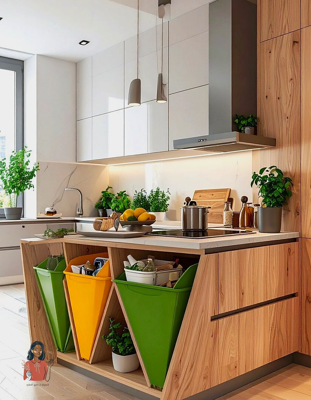 28 Brilliant Corner Cabinet Organization Worth Pinning Immediately 21 Corner Cabinet Recycling Center With Sorted Bins