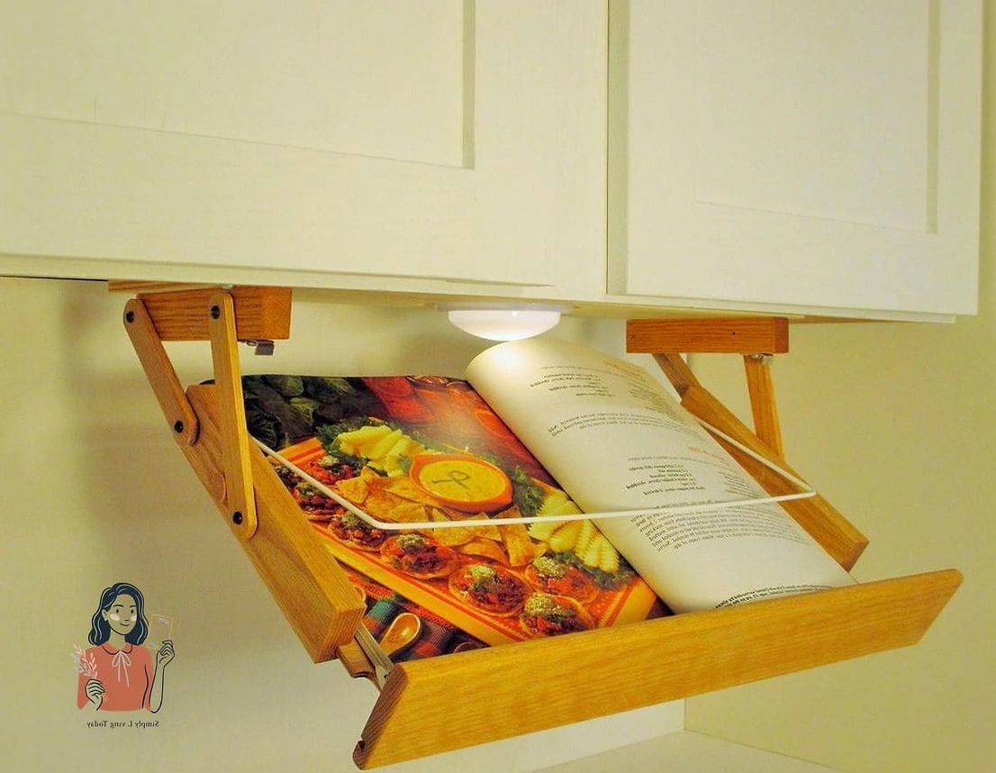 28 Brilliant Corner Cabinet Organization Worth Pinning Immediately 25 Corner Cabinet Cookbook and Recipe Card Storage