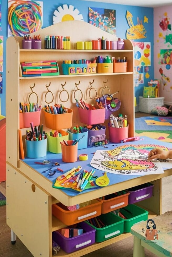 Craft Table With a Take-Home Project