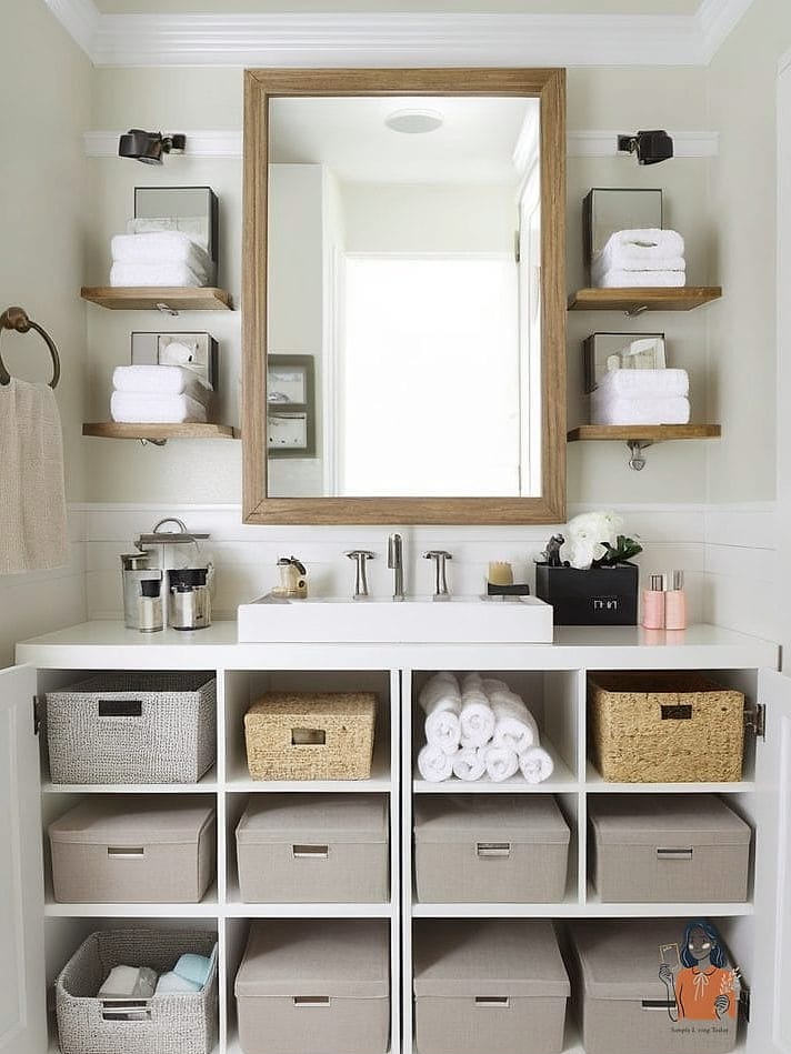 21 Amazing Bathroom Vanity Organization Tips to Try This Weekend 12 Create Zones for Each Family Member