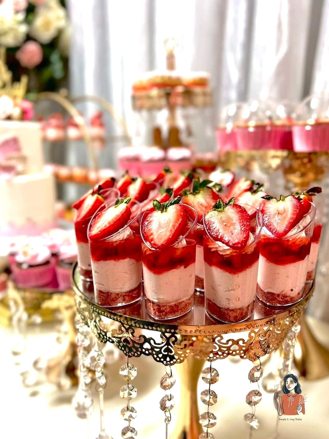 25 Incredible Party Decorations Worth Stealing Right Now 15 A Dessert Table Backdrop Made of Fabric