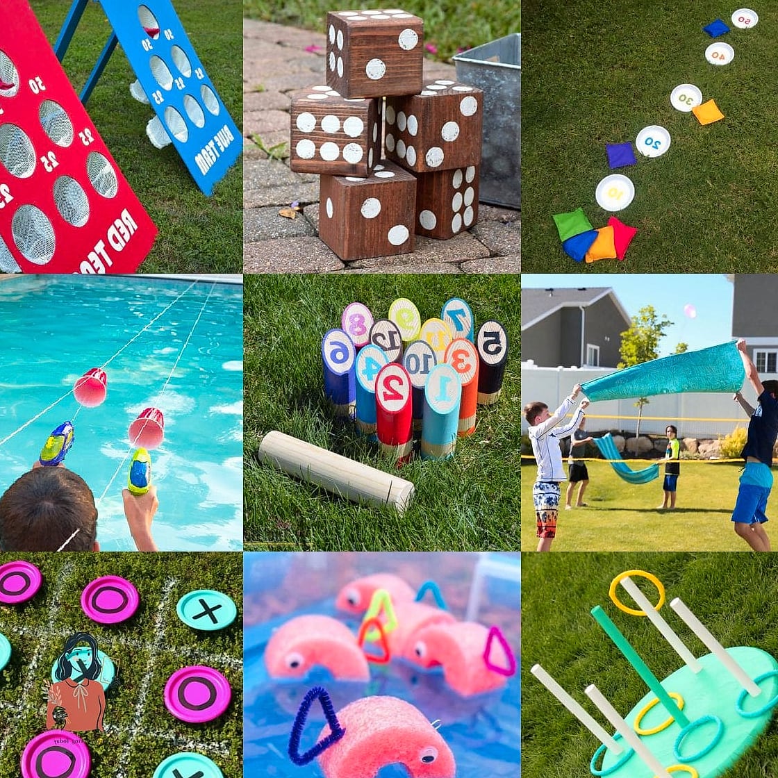 25 Summer Games That Will Make This the Best Summer Ever 17 DIY Backyard Bowling