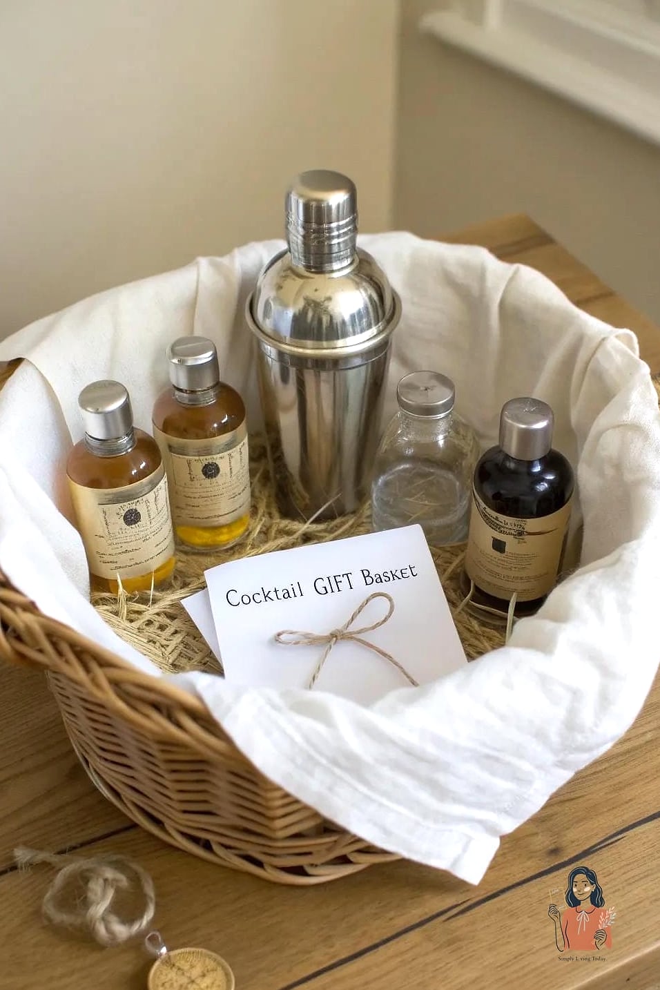20 Clever Diy Gift Basket Ideas On a Budget 17 The DIY Cocktail Basket