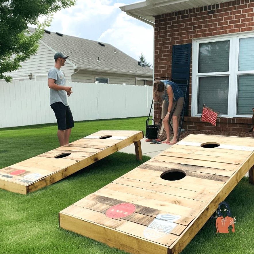 28 Creative Outdoor Games For Teens Worth Playing Again and Again 13 DIY Cornhole Tournament