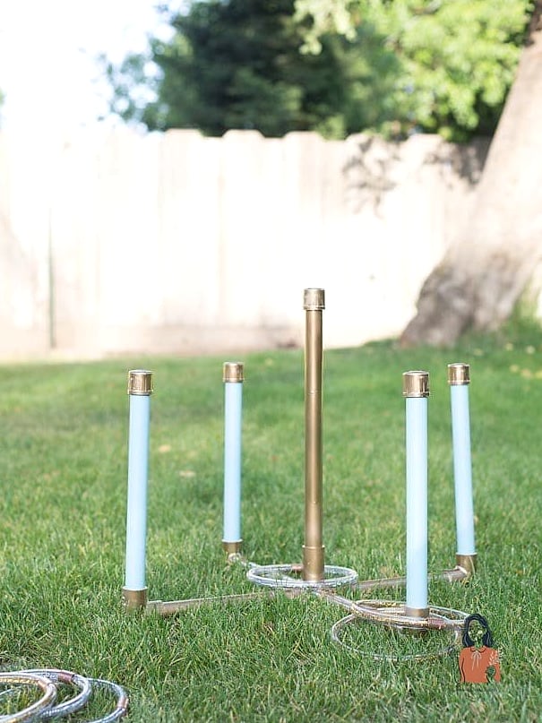 DIY PVC A-Frame Ring Toss