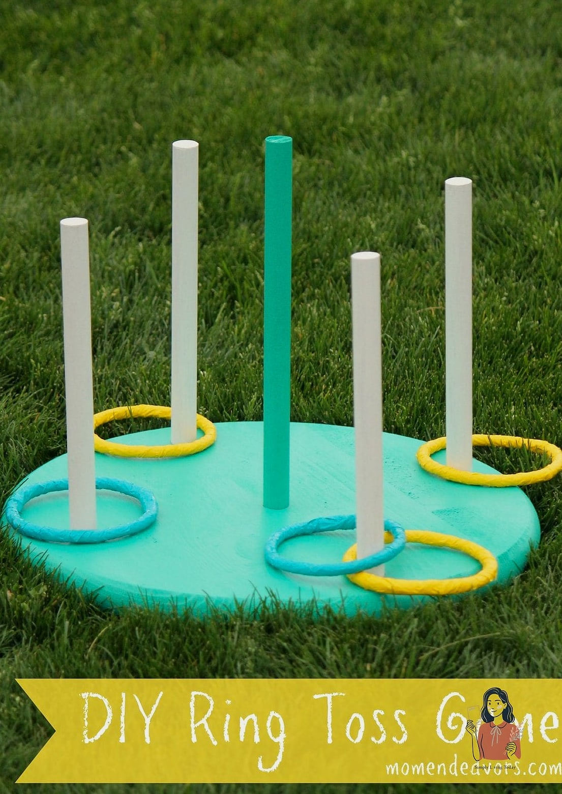 DIY Ring Toss with Bottles