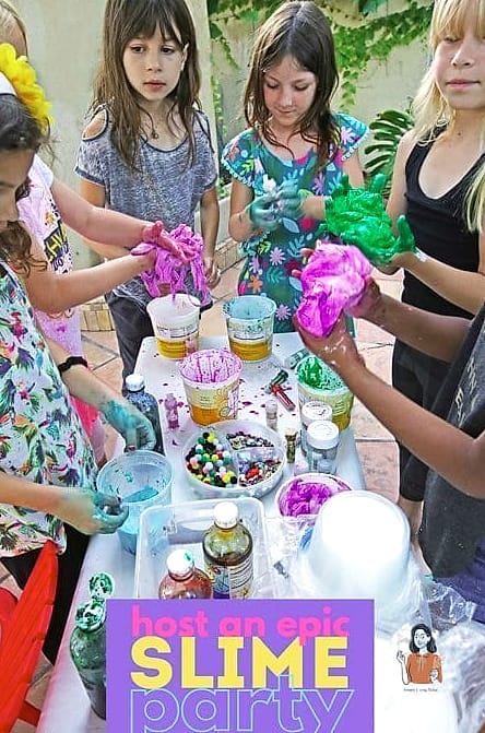 27 Amazing Party Games For Teenagers That Are Totally Pinterest-Worthy 12 DIY Slime Station