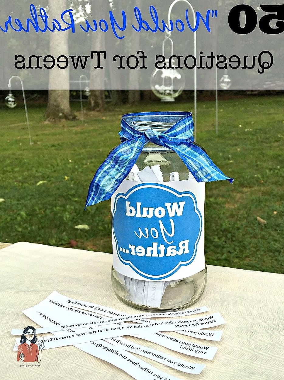 23 Brilliant Diy Party Games That Are Going Viral on Pinterest 18 DIY Would You Rather Wedding Edition