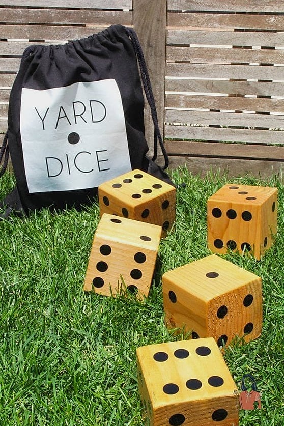 23 Brilliant Diy Party Games That Are Going Viral on Pinterest 12 DIY Yard Dice Giant Game