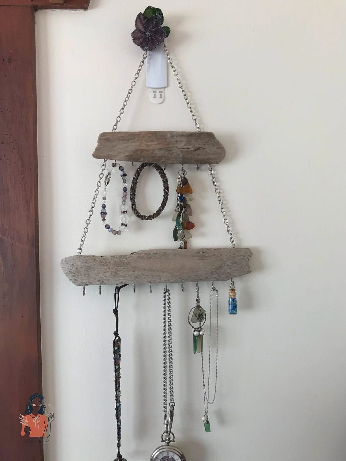 Driftwood Necklace Hanger