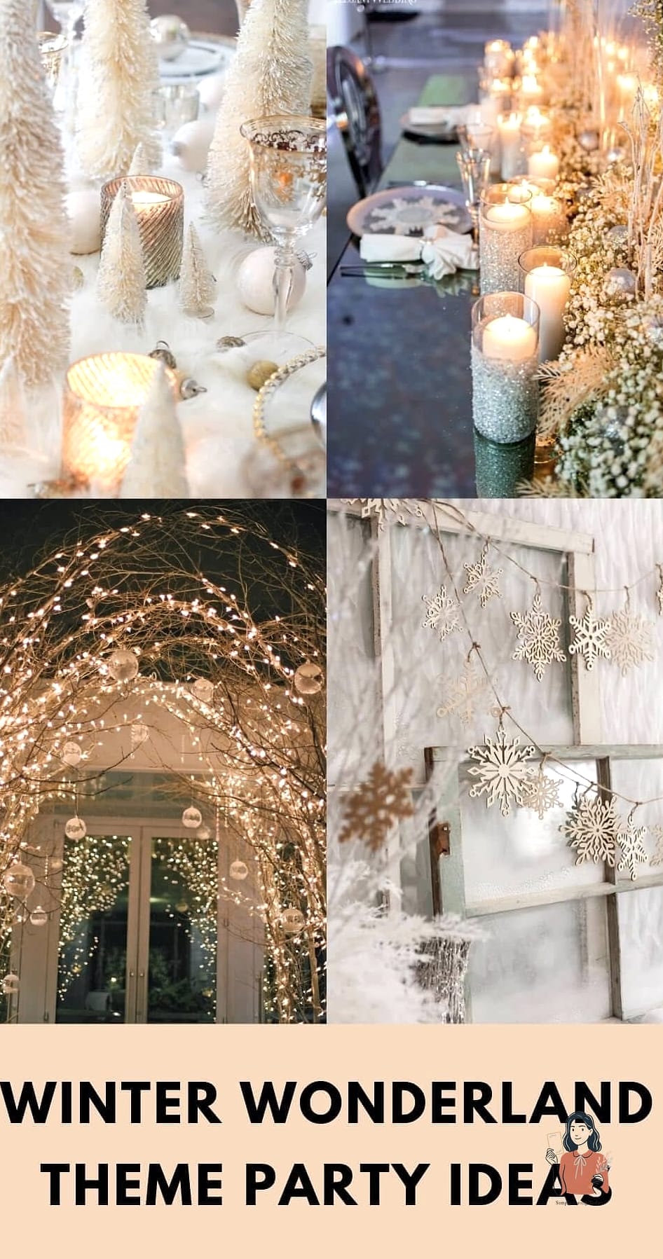 23 Adorable Party Theme Ideas That Are Absolutely Perfect 17 Elegant Winter Wonderland