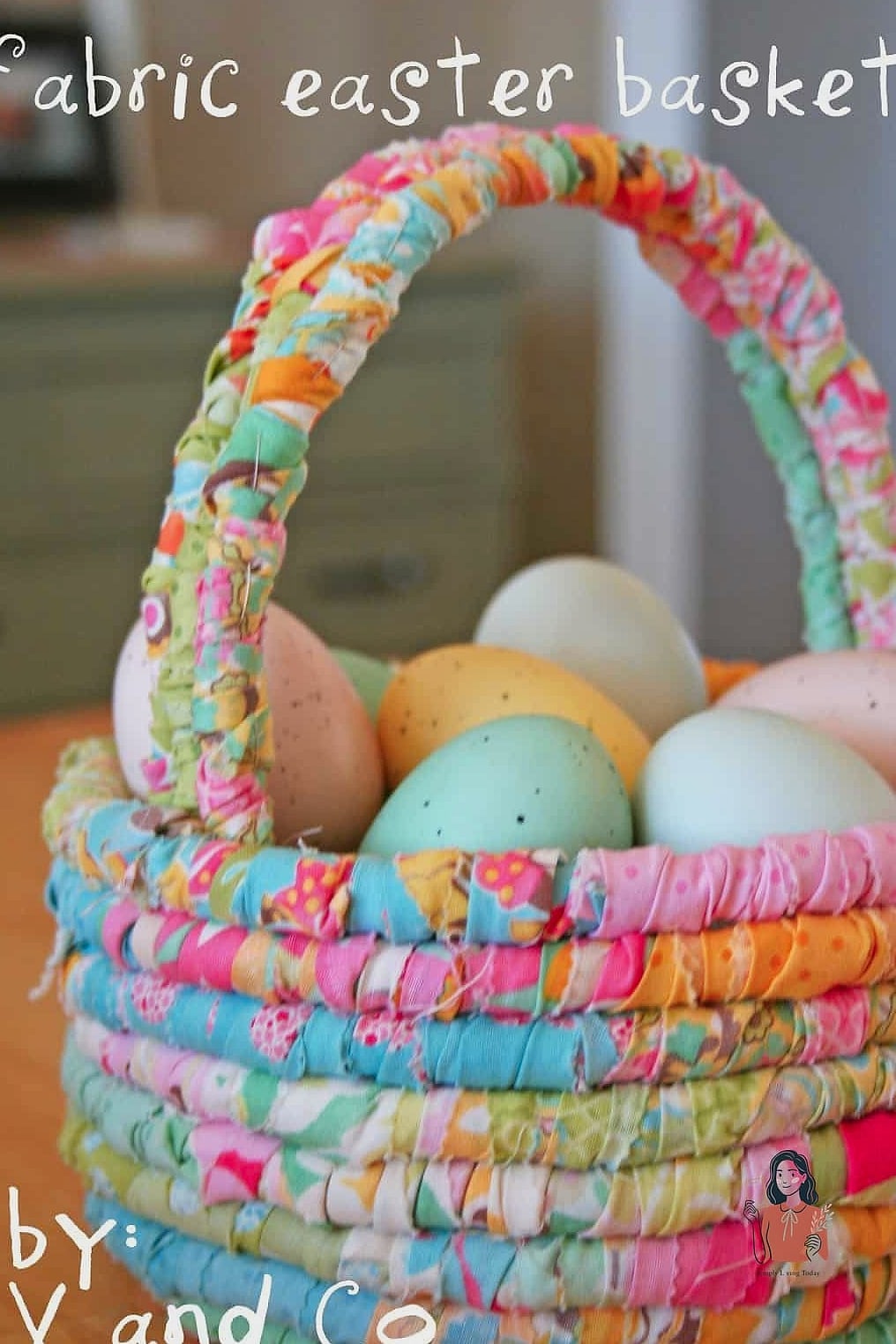 29 Amazing Diy Easter Basket That Will Transform Your Space 7 Fabric-Wrapped Basket