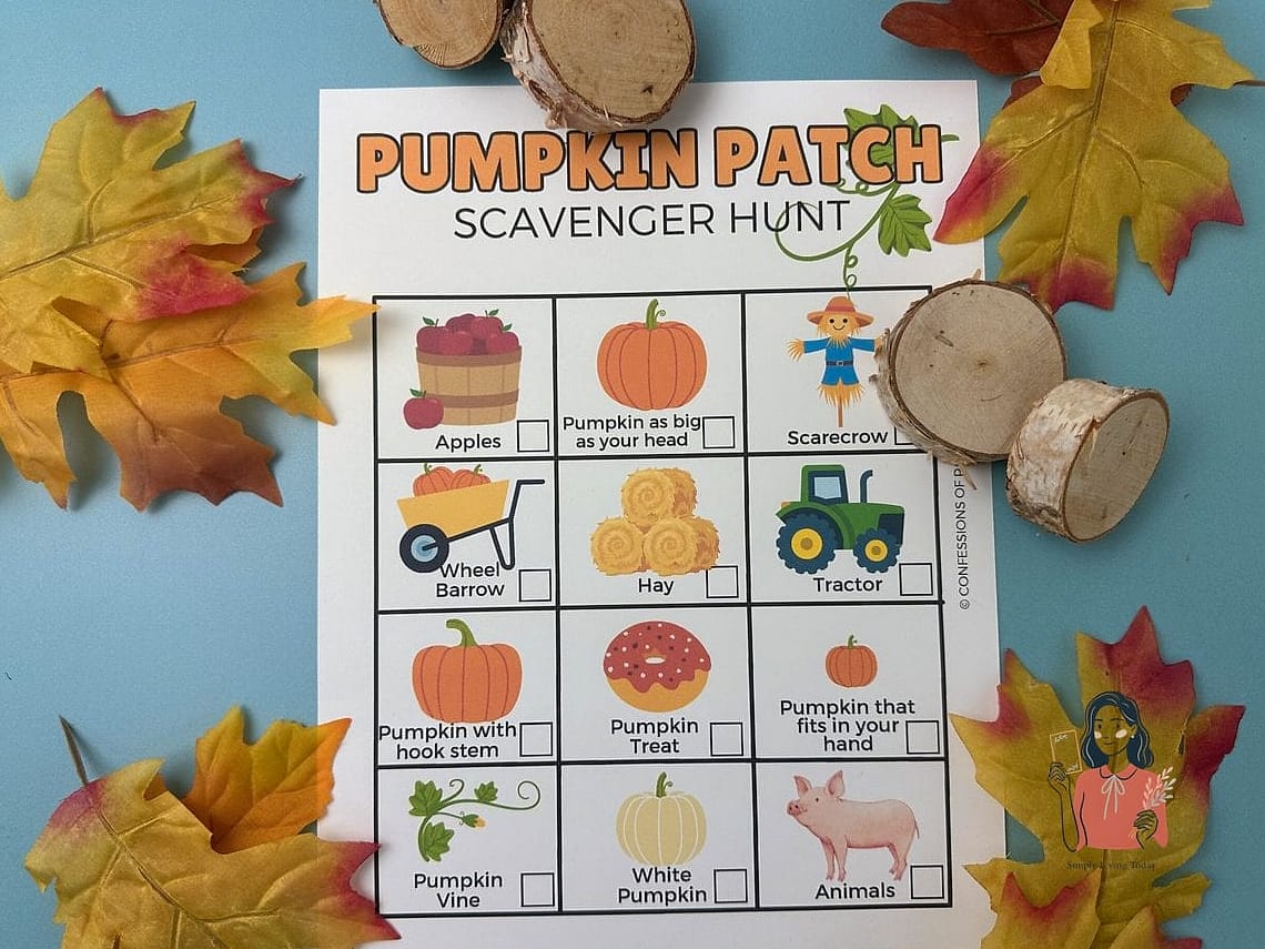 27 Fun Scavenger Hunt Ideas That Are Absolutely Guaranteed to Be a Hit 28 Farm or Pumpkin Patch Hunt