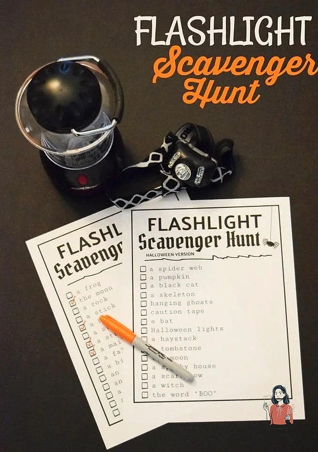 27 Fun Scavenger Hunt Ideas That Are Absolutely Guaranteed to Be a Hit 22 Flashlight Hunt for Evening Parties