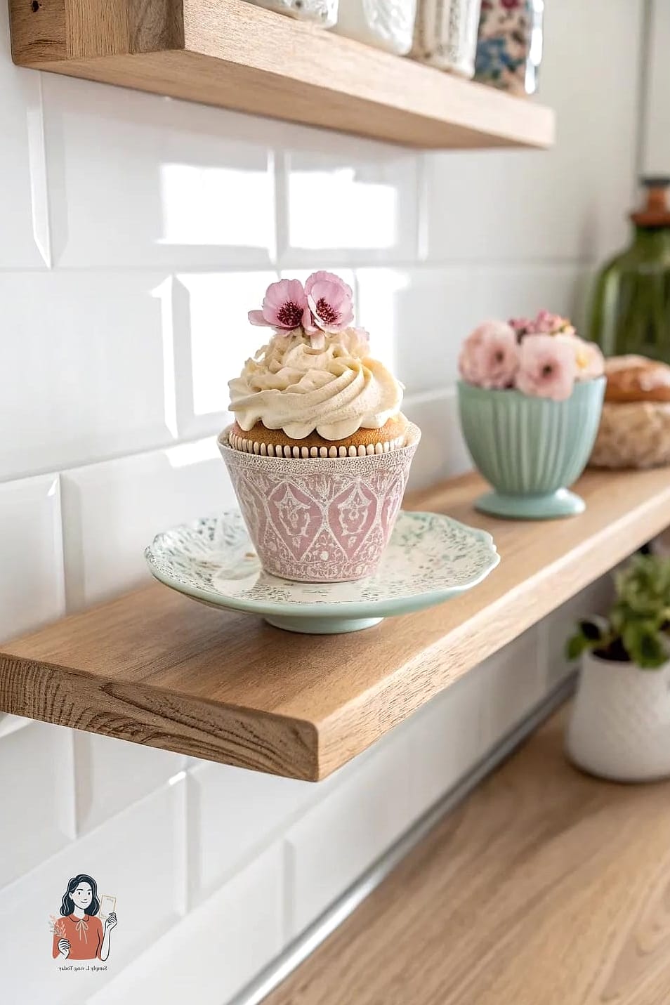 30 Simple Diy Cupcake Stand That Are Going Viral on Pinterest 11 Floating Shelf Display