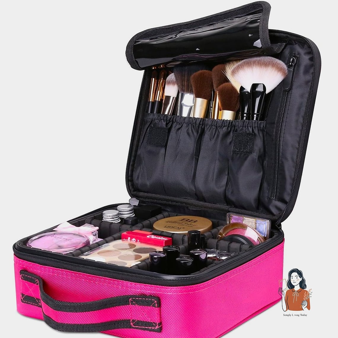 25 Gorgeous Makeup Organization Ideas Every Beauty Lover Needs 21 A Fold-Out Makeup Case