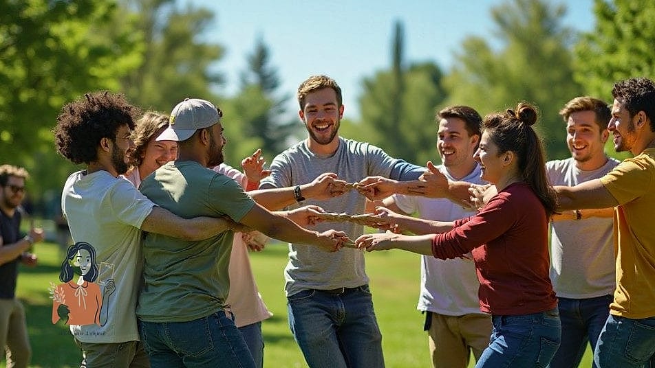 24 Simple Team Building Games For Kids That Are Going Viral on Pinterest 25 The Friendship Knot Bracelet Swap