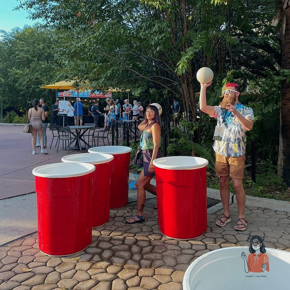 Giant Beer Pong (or Lemonade Pong for family events)
