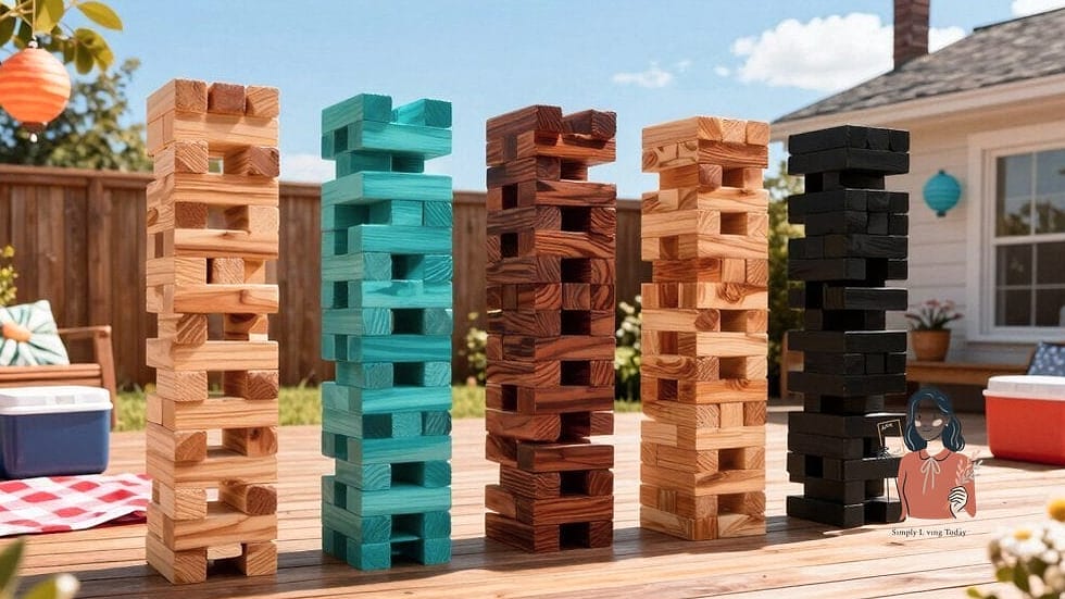 Giant Jenga With a Twist