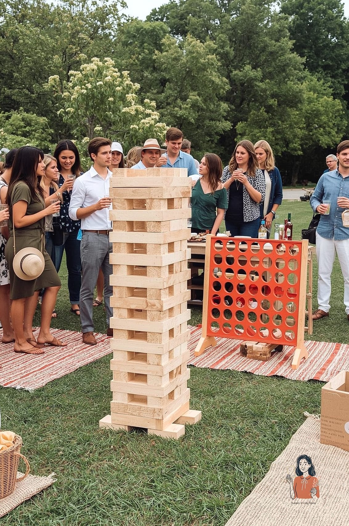 28 Creative Outdoor Games For Teens Worth Playing Again and Again 21 Giant Jenga and Connect Four