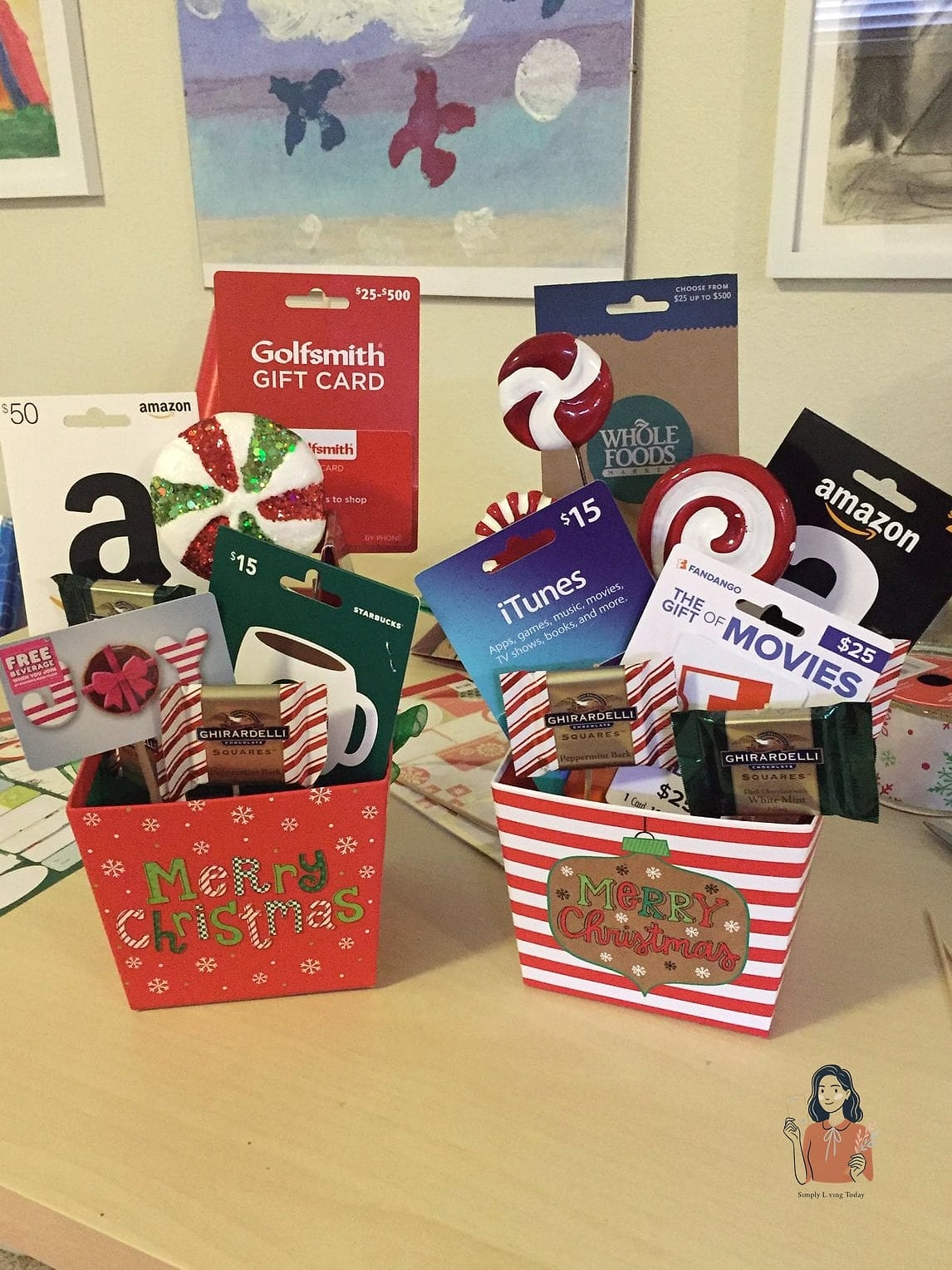 Gift Card Collection Basket