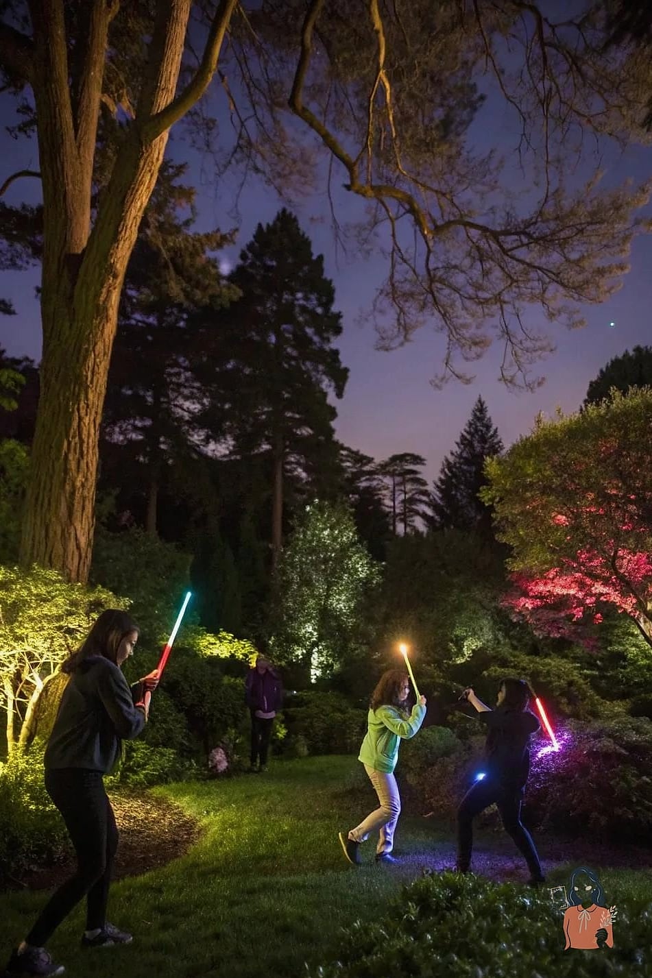 28 Creative Outdoor Games For Teens Worth Playing Again and Again 9 Glow Stick Ring Toss