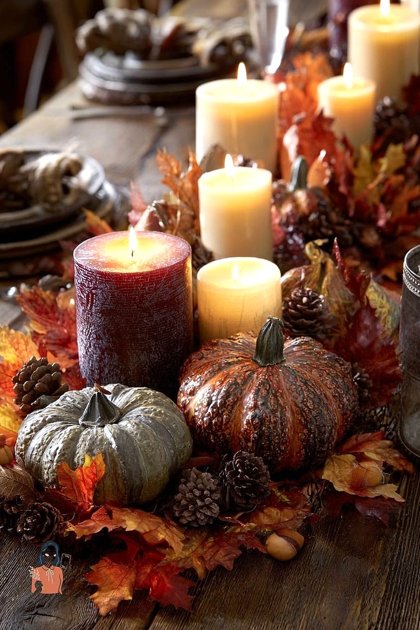 Gourd and Candle Trio
