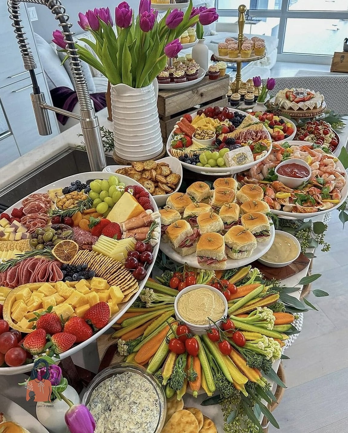 25 Adorable Party Food Platters for the Best Party Ever 8 Grazing Table Centerpiece