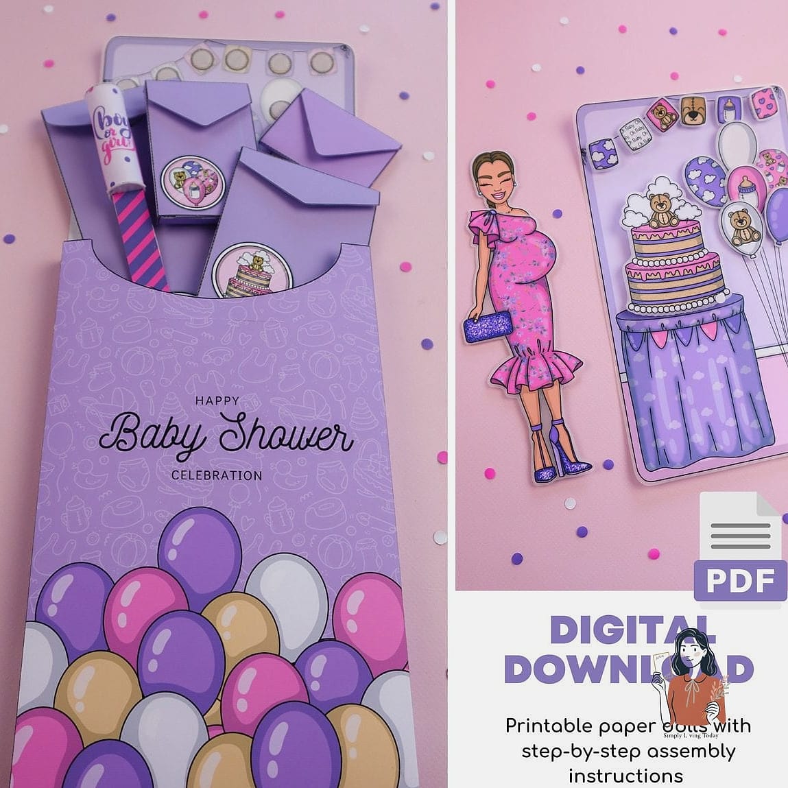 26 Unforgettable Printable Baby Shower Games That Are Totally Pinterest-Worthy 25 Guess the Registry Item Silhouette