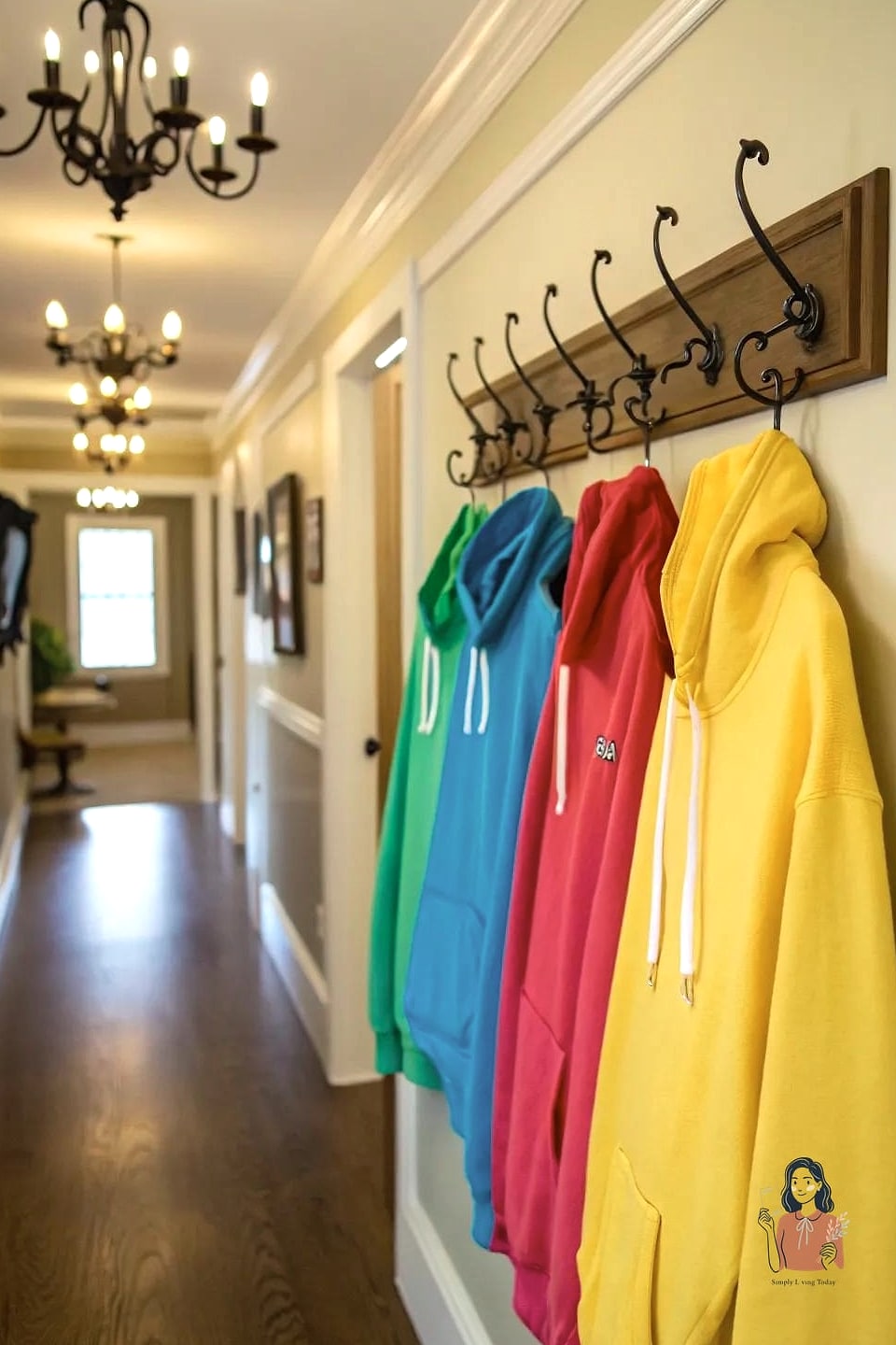 27 Clever Hoodie Storage Ideas to Try This Weekend 25 Hang Hoodies by Category with Rod Dividers