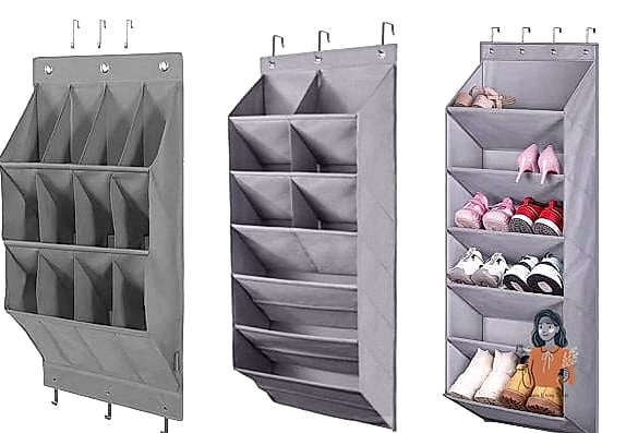 22 Brilliant DIY Shoe Rack Ideas to Finally Organize Your Closet 5 Hanging Shoe Organizer Frame