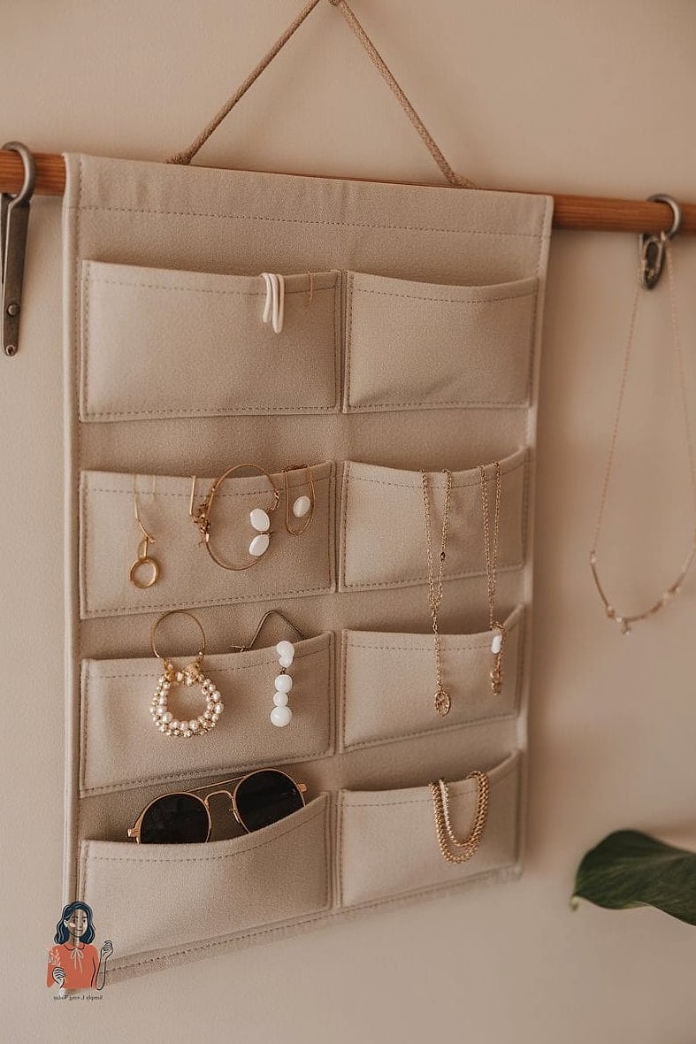 Hanging Shoe Organizer Repurpose