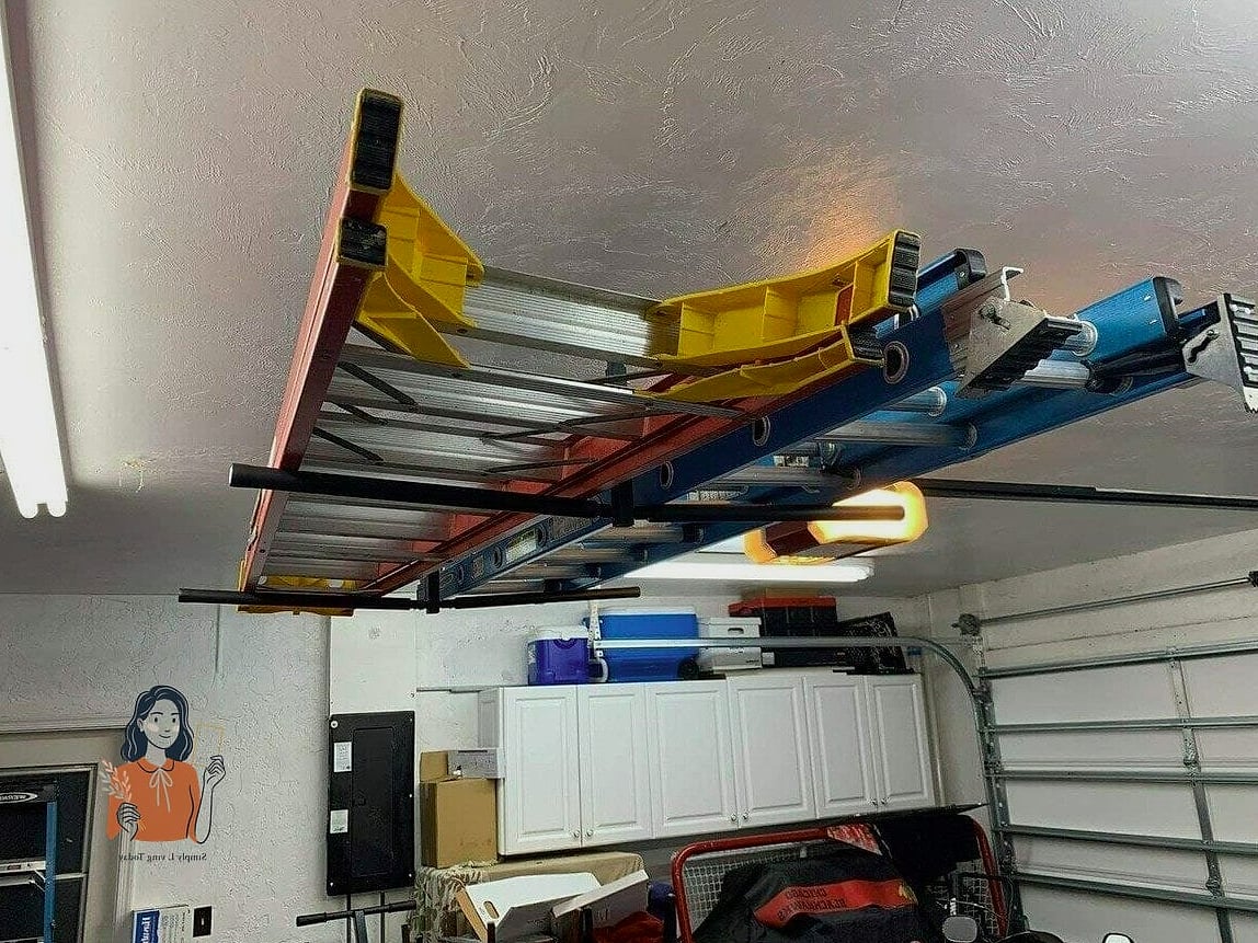 Hang a Ladder Storage Rack