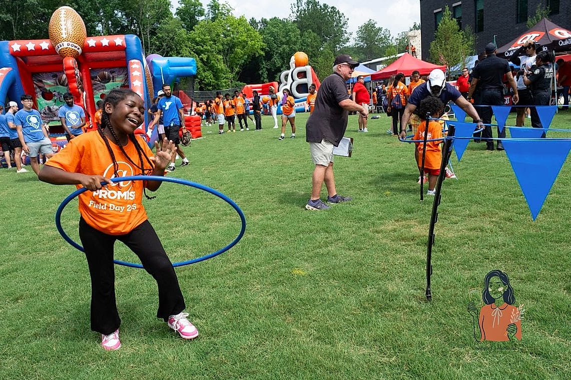 Hula Hoop Pass Relay