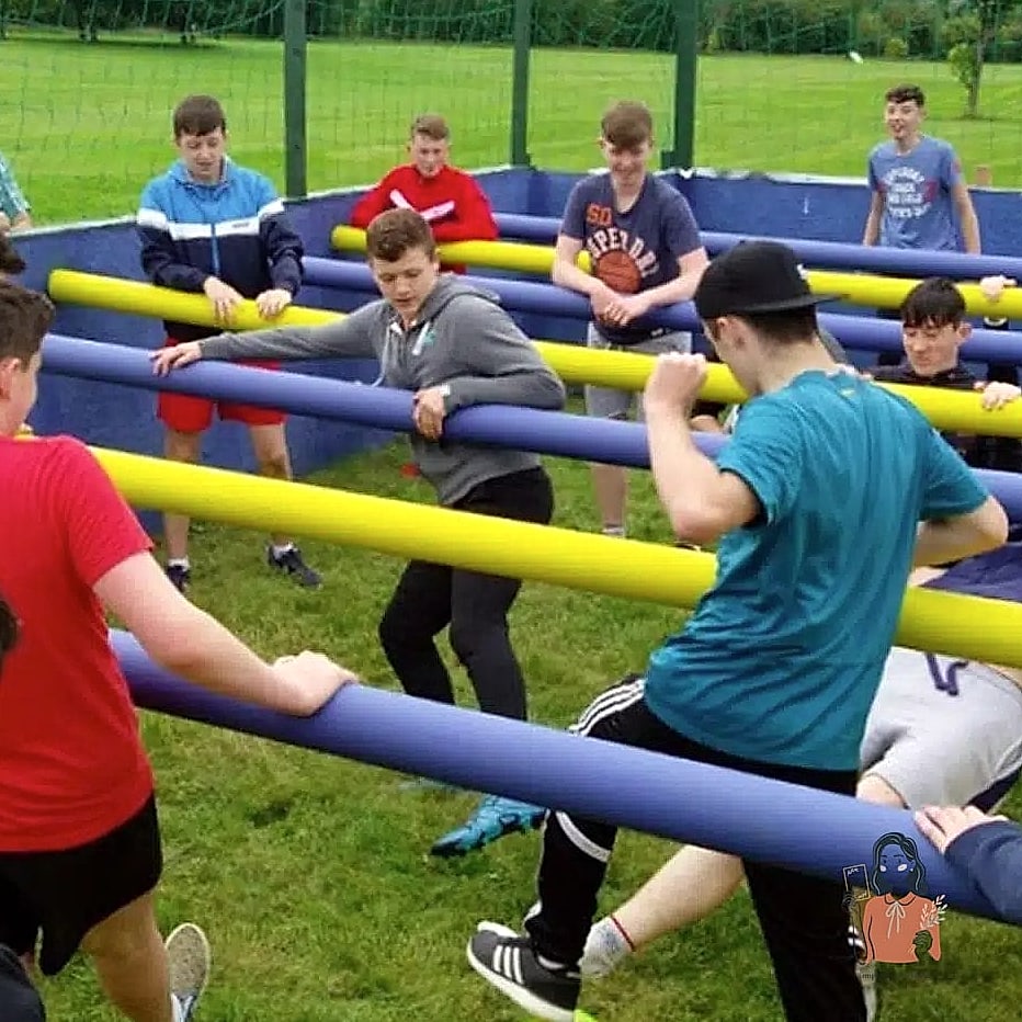 27 Amazing Party Games For Teenagers That Are Totally Pinterest-Worthy 21 Human Foosball